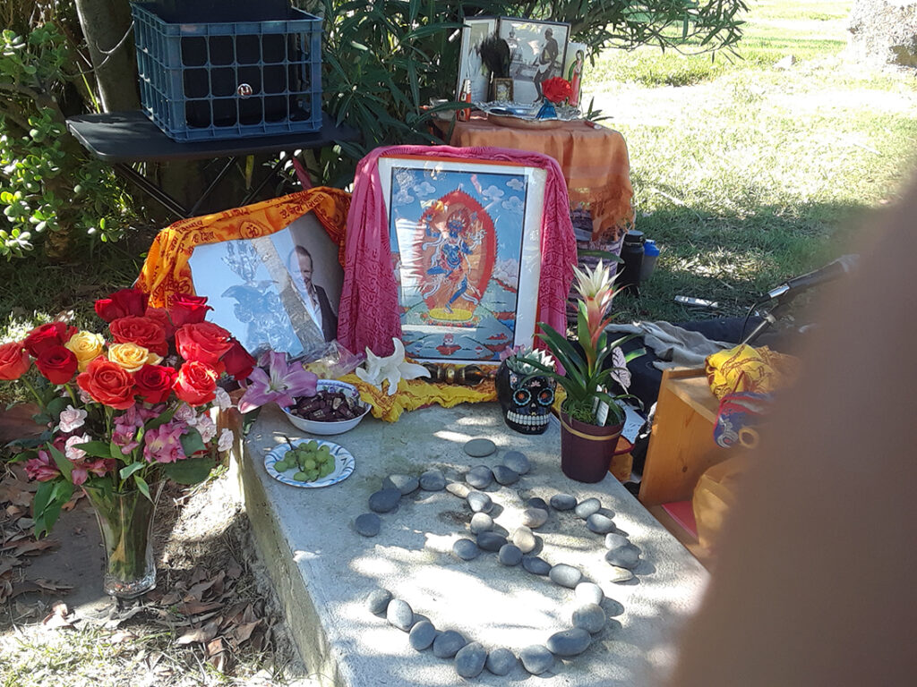 Mark Griffin's burial site at Hollywood Forever Cemetary